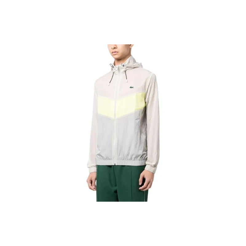 LACOSTE Packaway Logo embroidered Bomber Jacket-3