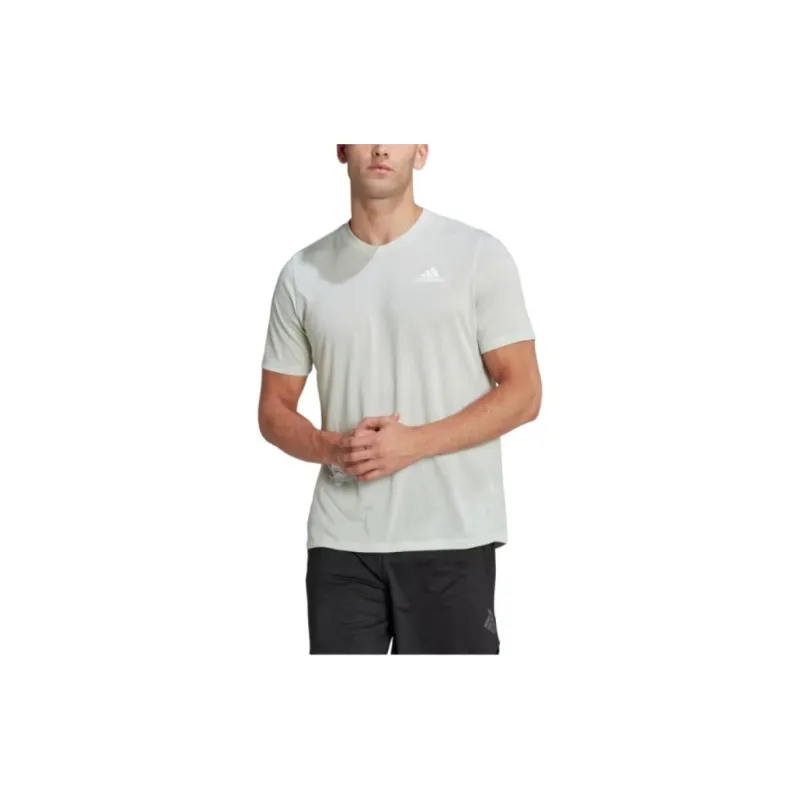 Adidas T-Shirt Men's Linen Green/white-1