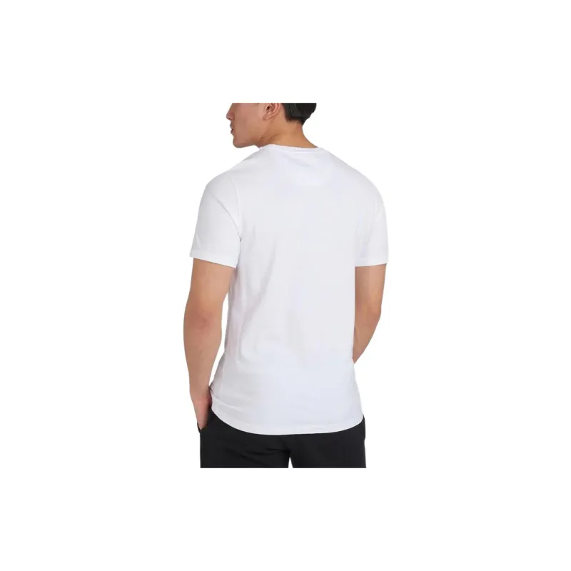 BARBOUR T Shirts Men White-3