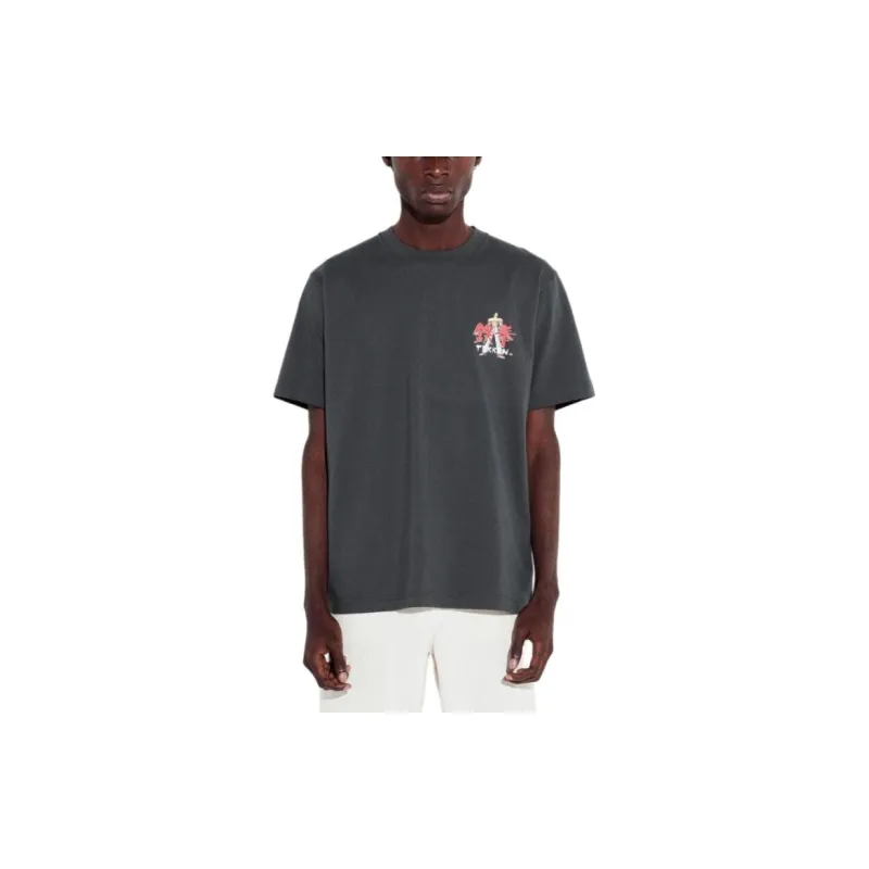 UNIQLO T Shirts Unisex Dark Gray-2