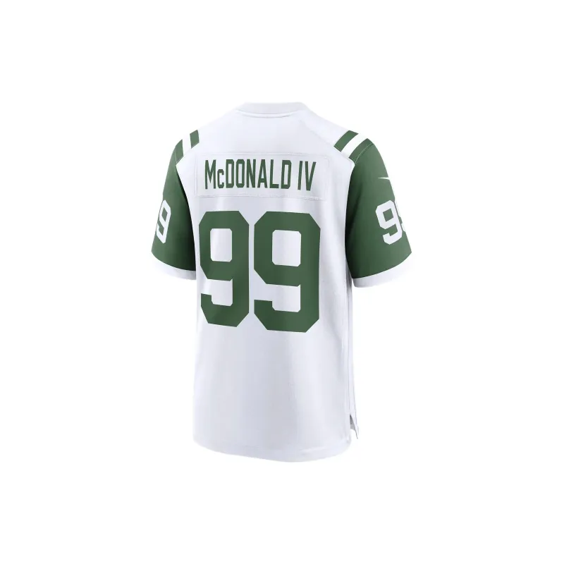 Nike Breece Hall New York Jets Men's Nike Nfl Game Football Jersey-1