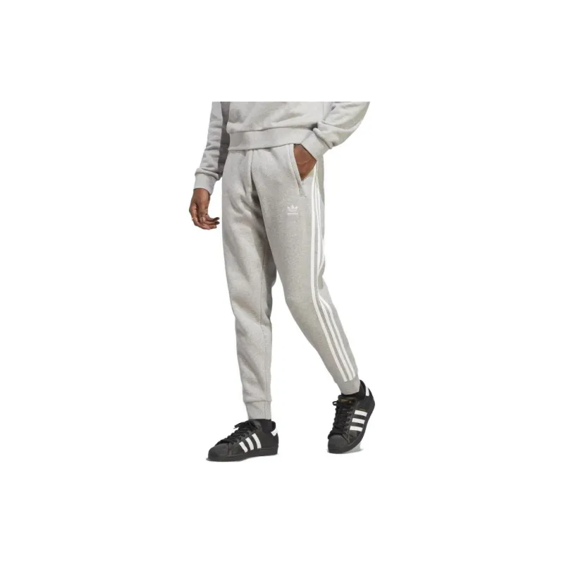 Adidas Originals 3 Stripes Casual Pants Men's Gray-1
