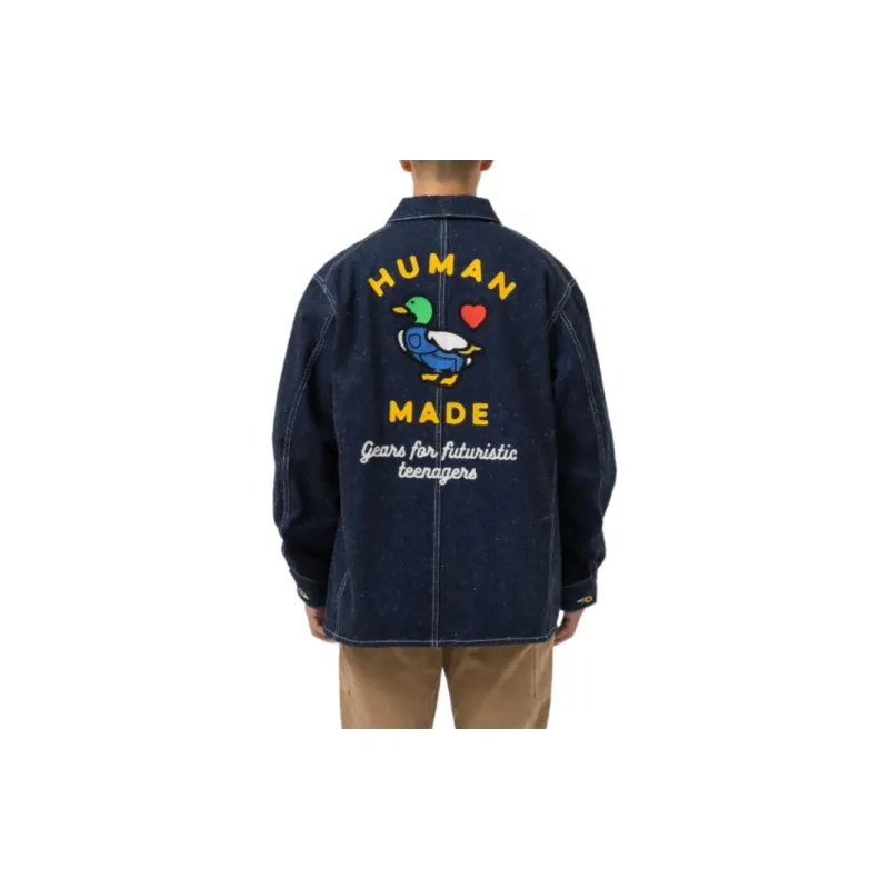 HUMAN MADE Denim Coverall Jacket-4