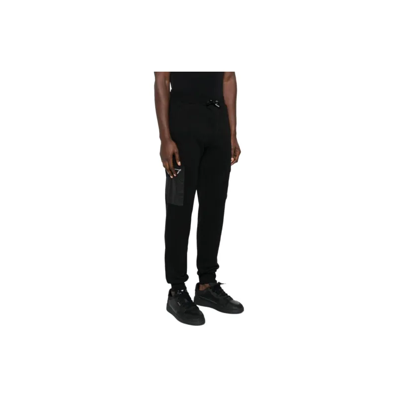 KARL LAGERFELD Logo-patch Cotton Track Pants-3