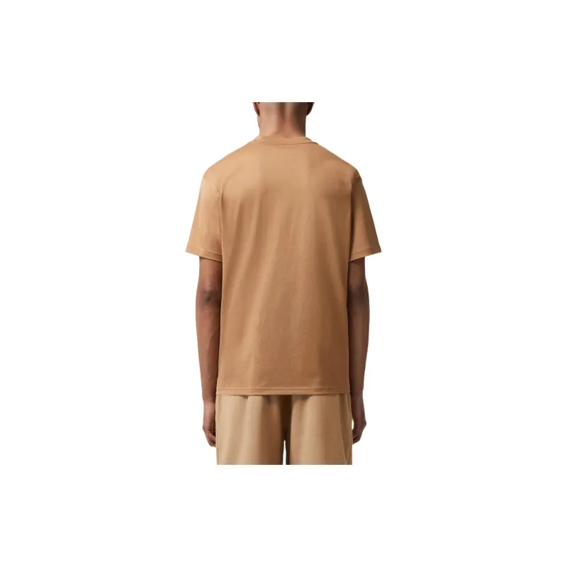 Burberry Logo Print Cotton Oversized T shirt-3