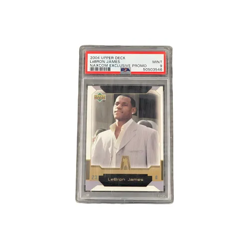 UPPER DECK LeBron James 2004 UD LeBron James 'Old Man 04' Rookie Year Business Suit PSA9 Player Card Graded Cards 1 Pc
