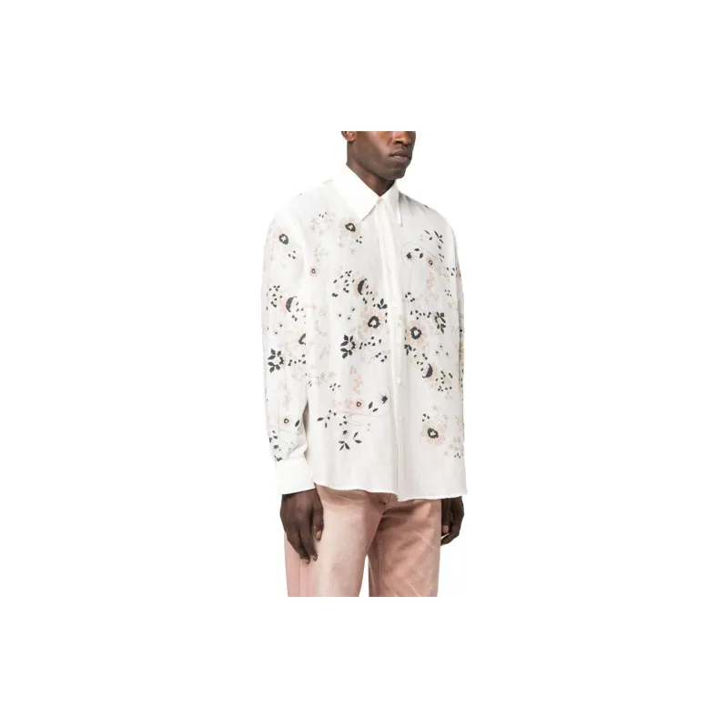 OUR LEGACY Above Shirt Floral-print Shirt-3