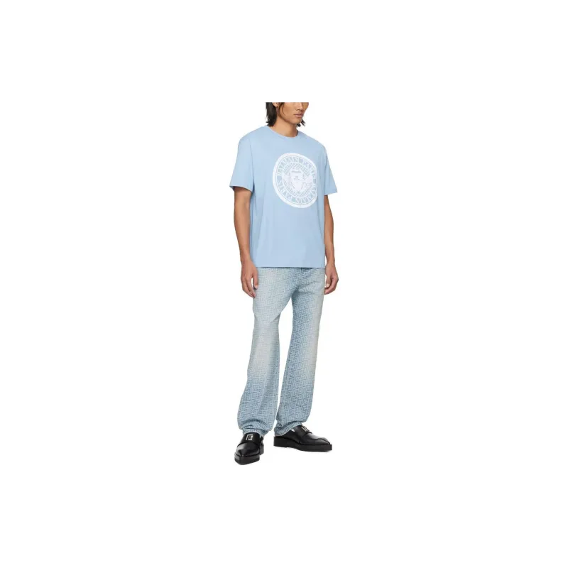 BALMAIN Coin Cotton T-shirt-2