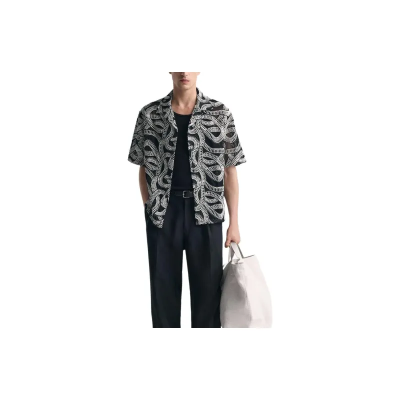 ZARA Shirts Men Black-1