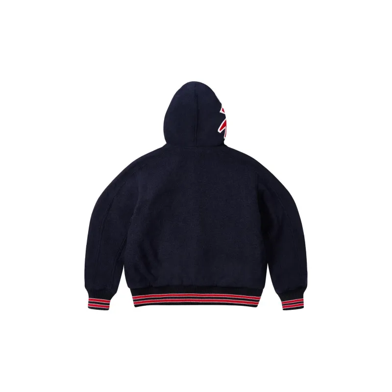 PALACE Hooded Varsity Jacket-1