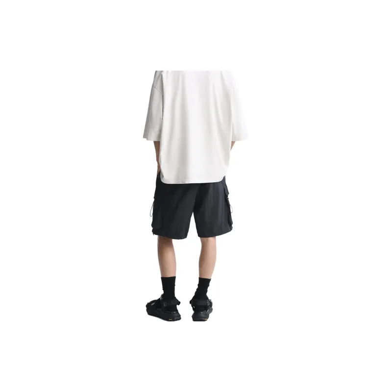 ZARA Cargo Shorts Men Black-3