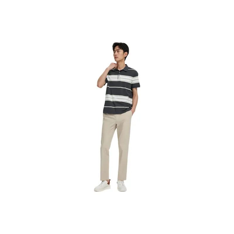 Jiumuwang Men's Pants Expert Casual Pants Men's Khaki Slanted Slot-1