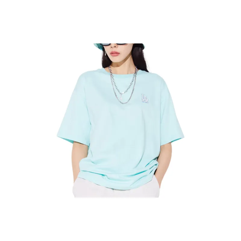 MLB Cashew Flower T Shirts Unisex Mint Green-2