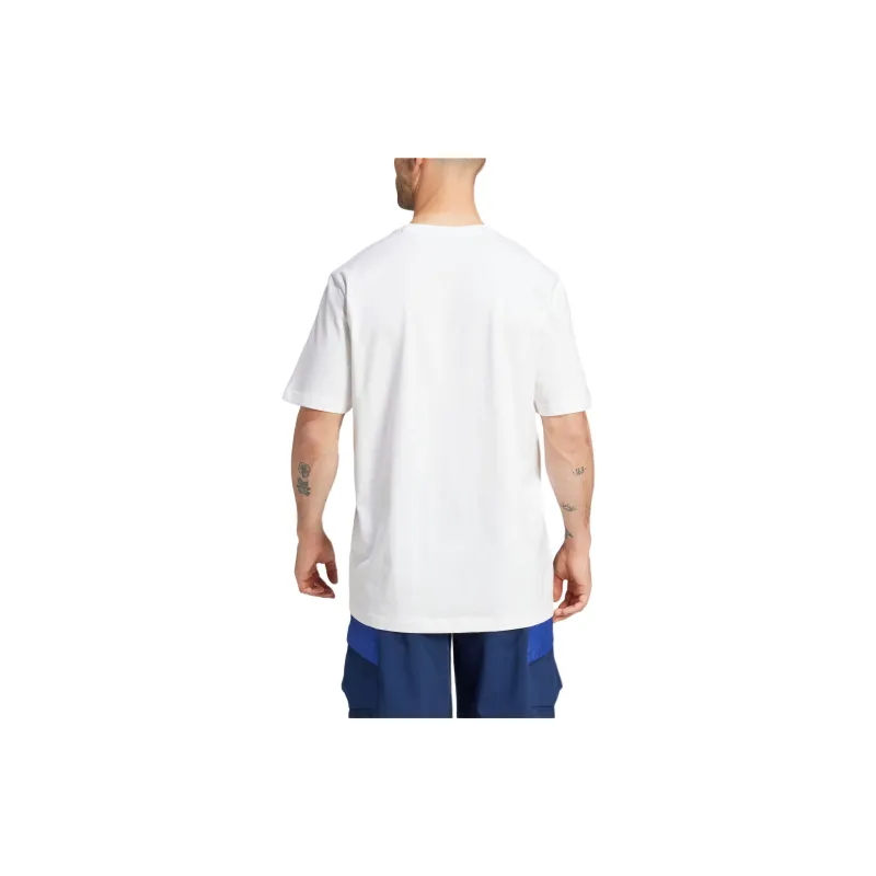Adidas Manchester United T Shirts Men White-2