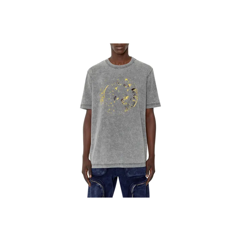 DIESEL T Shirts Men Gray-1