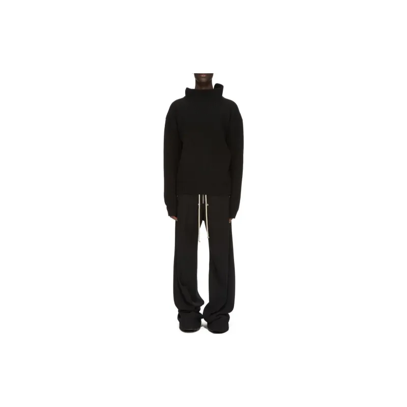 RICK OWENS High Neck Knitted Jumper-2