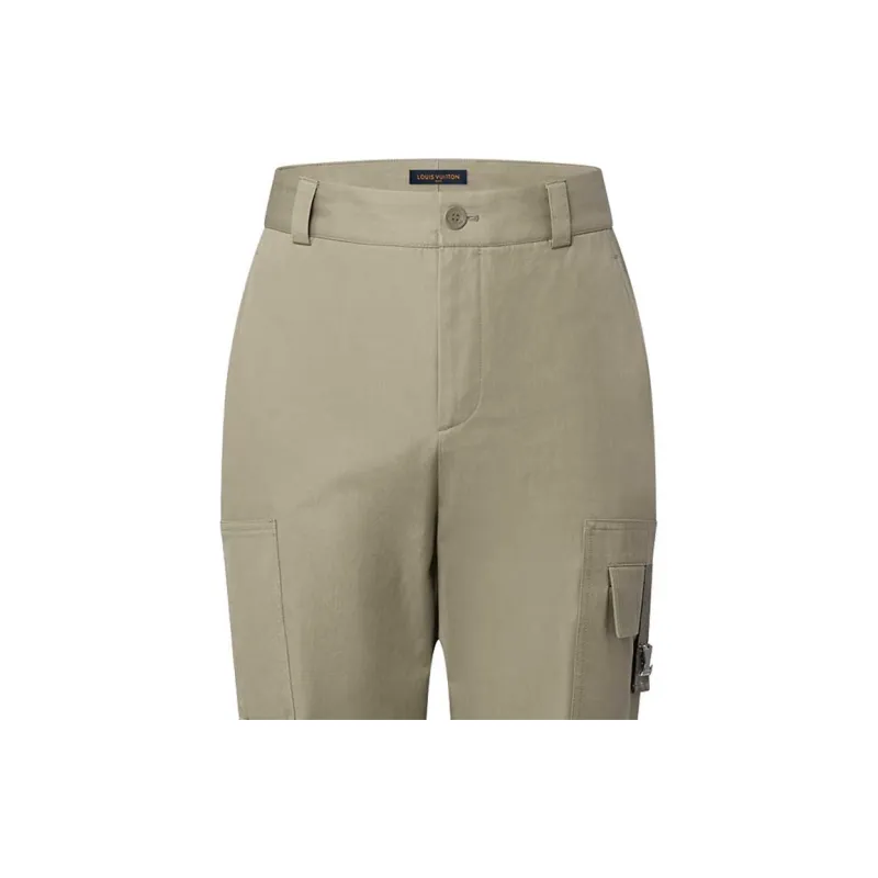 LOUIS VUITTON SS24 Cargo Pants Men's Khaki-5