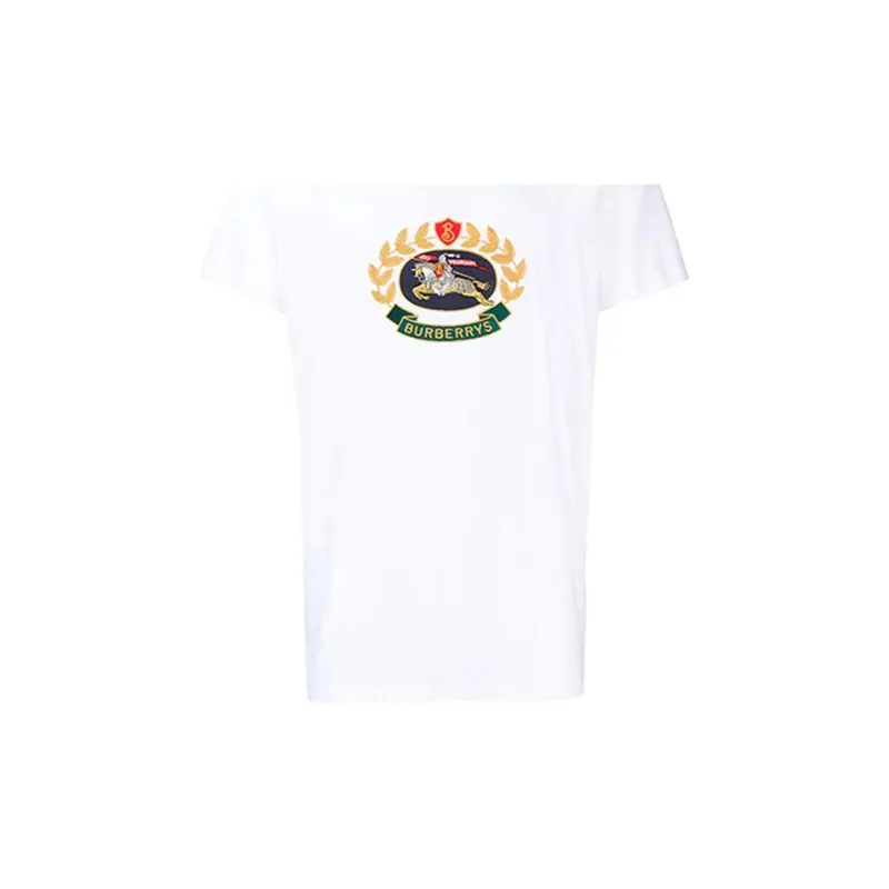Burberry T Shirts Men White-5