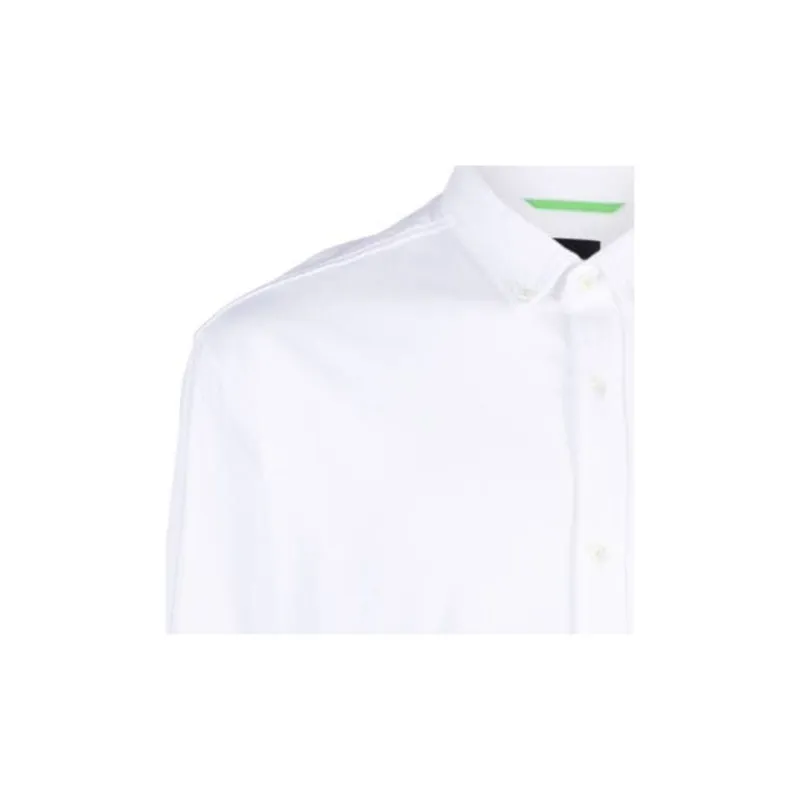 HUGO Shirts Men Optical White Color-5