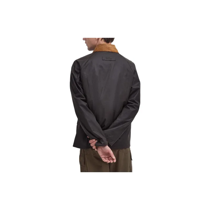 BARBOUR Utility Spey Waxed Jacket Jackets Coats Men's Brown-2