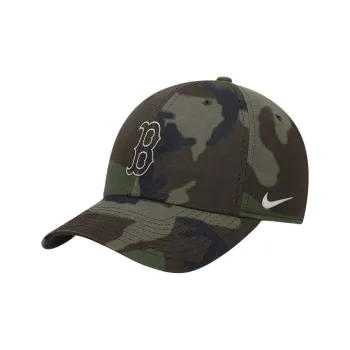 Nike Cotton Baseball Caps Men's Green Camouflage