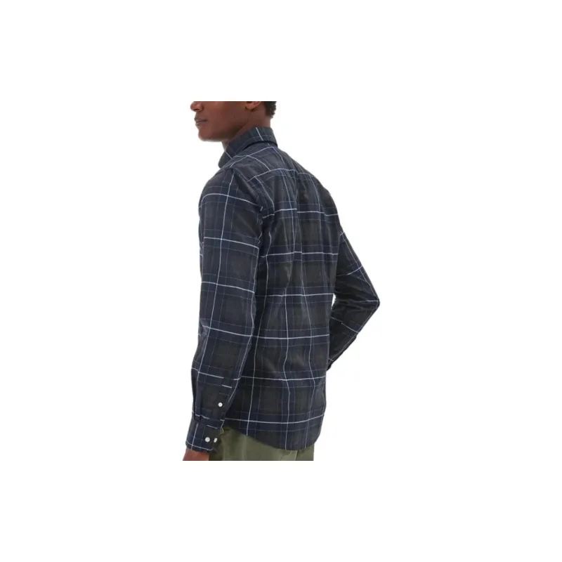 BARBOUR Checked Collared Long Sleeve Shirt-2