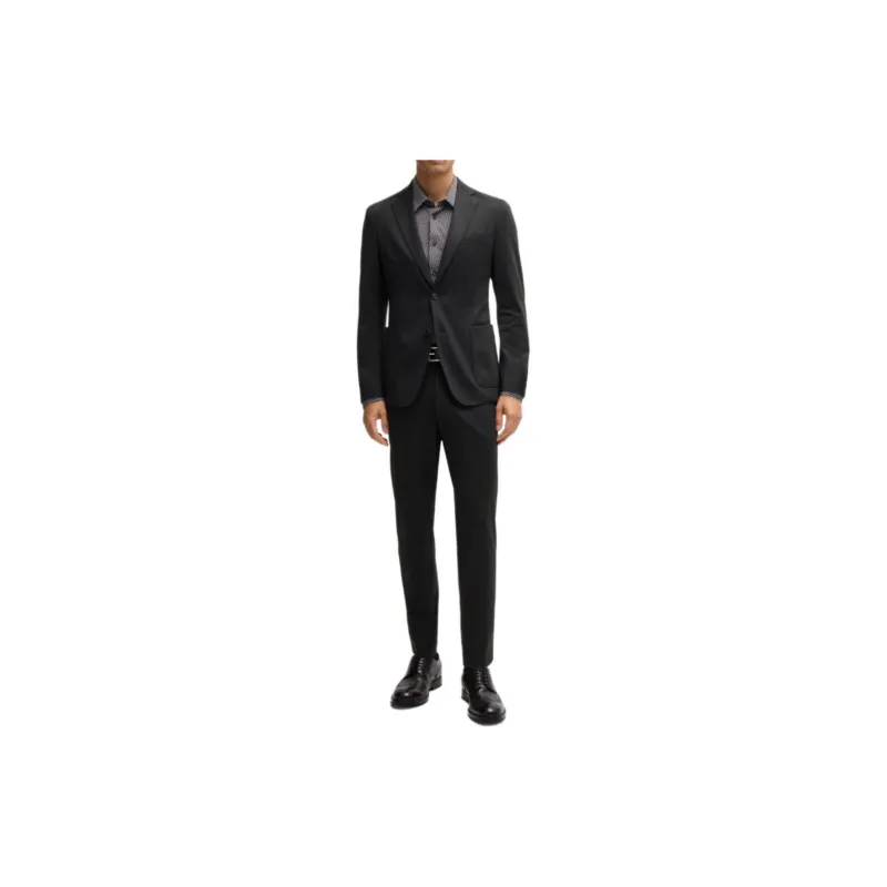 HUGO BOSS SS24 Casual Pants Men's Black-1