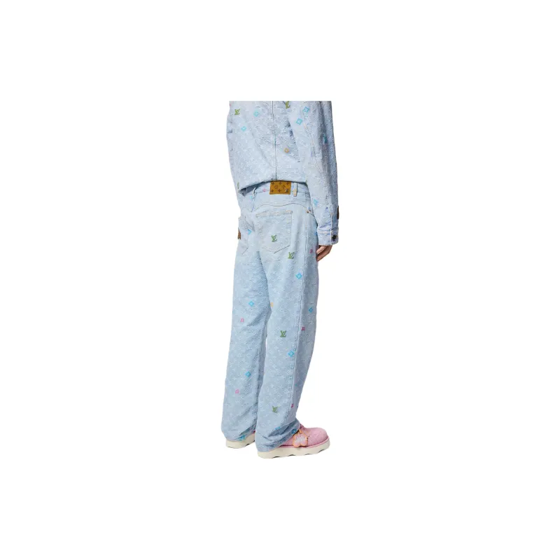 LOUIS VUITTON By Tyler The Creator Monogram Denim Pants-4