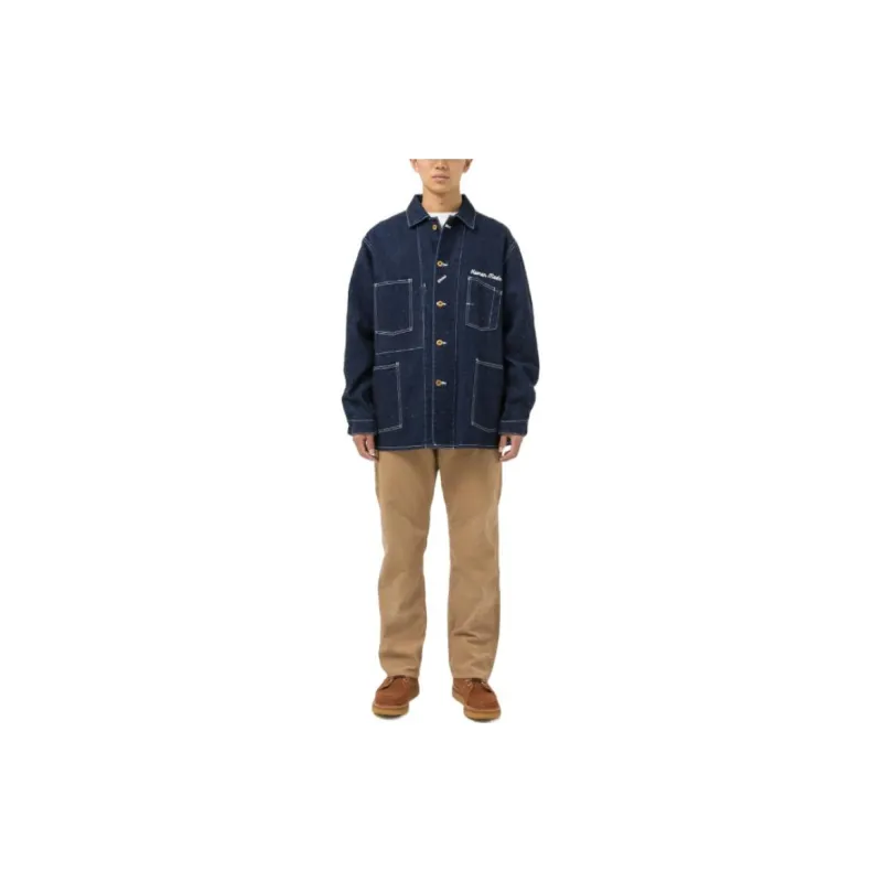 HUMAN MADE Denim Coverall Jacket-3