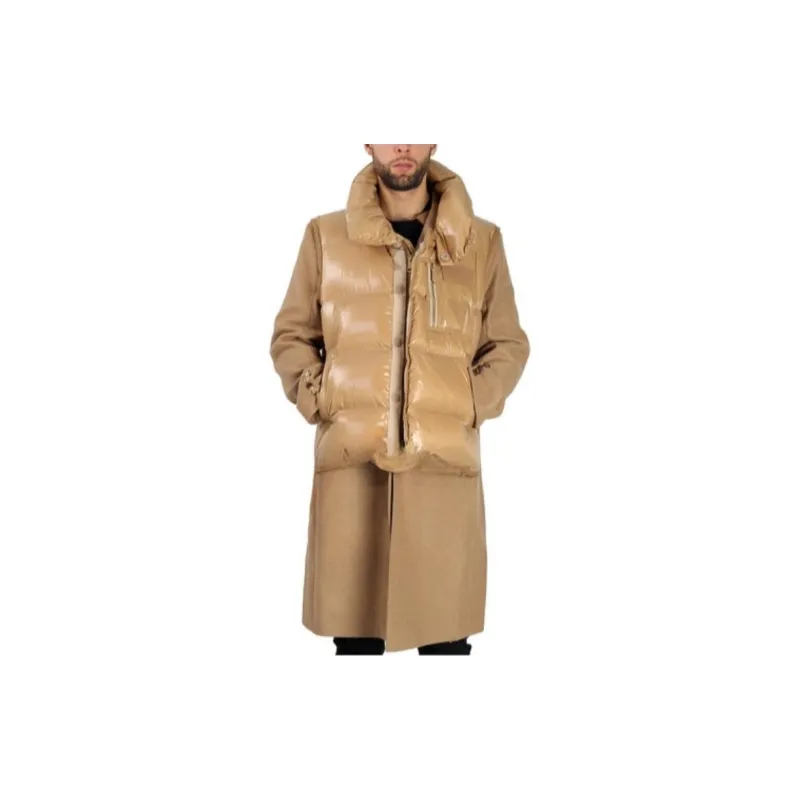 Burberry Coats Men Camel-2