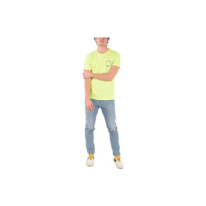 DIESEL T-Shirts Men Yellow-2