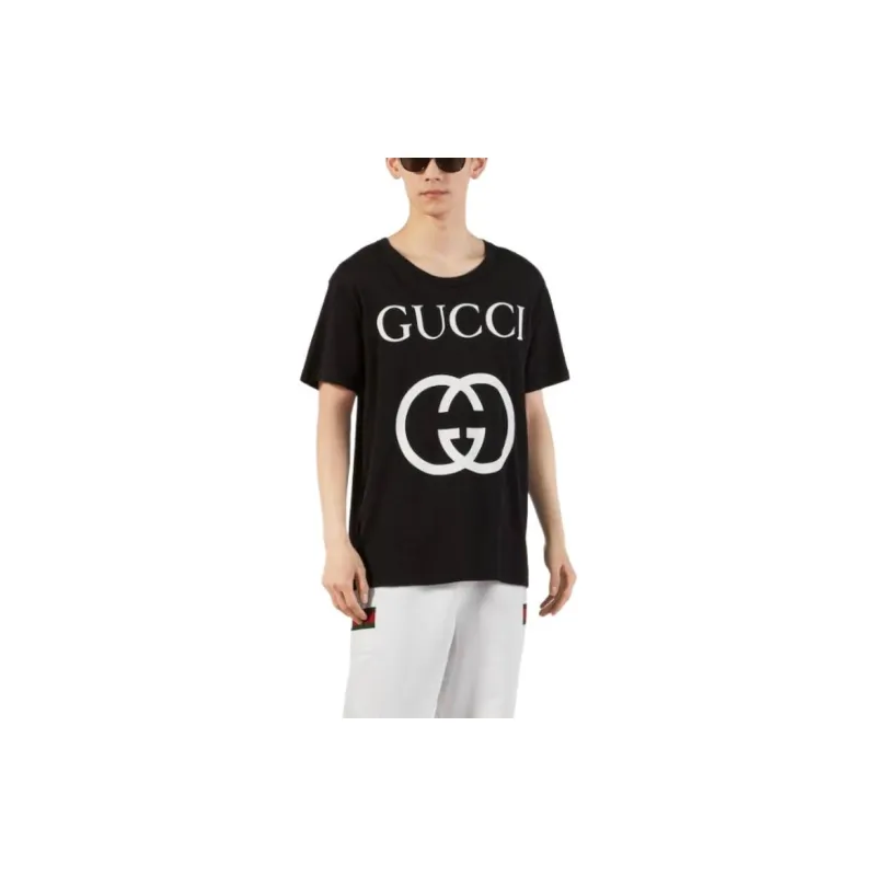 GUCCI Oversize With Interlocking G T shirt-3
