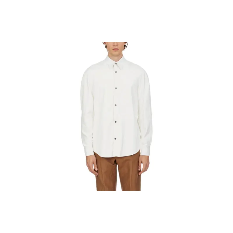 Ferragamo Shirts Men White-2