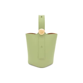 LOEWE Bucket Series Soft Cow Leather Handbag Mini Women's Light Pear