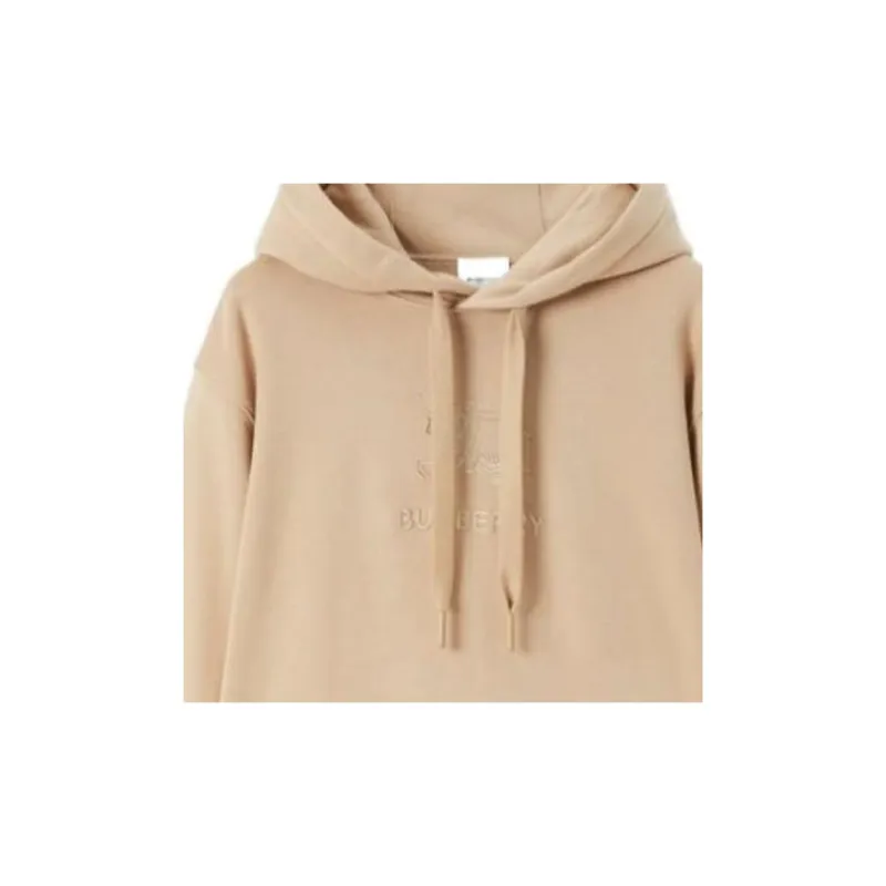 Burberry Embroidered Ekd Cotton Hoodie-2
