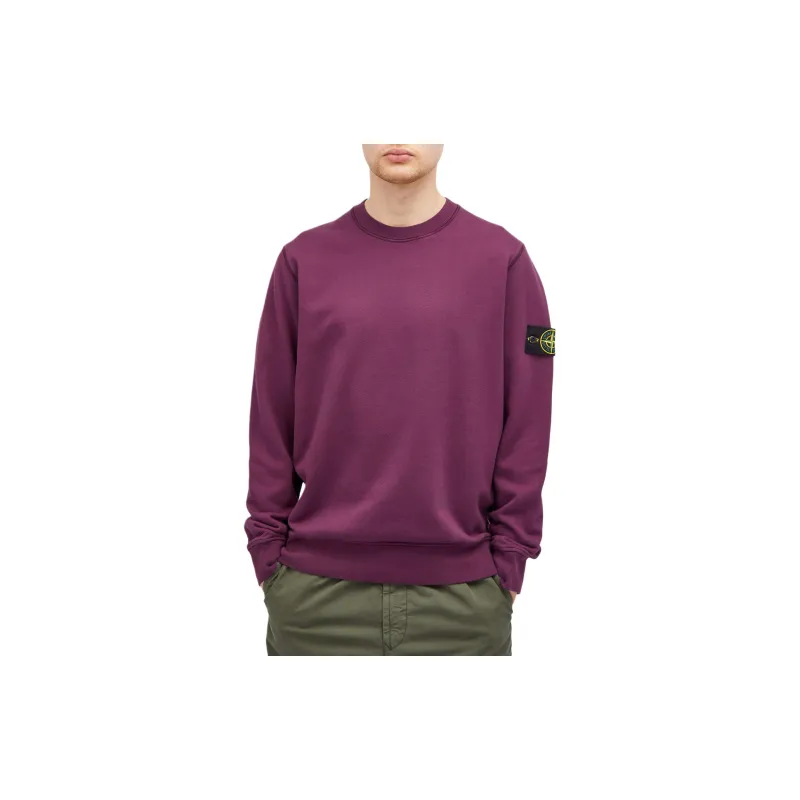STONE ISLAND Logo Patch Crewneck Sweatshirt-3
