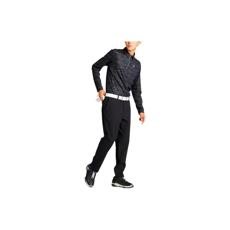 PUMA AOPGolf Polo Shirt Men's Black-2