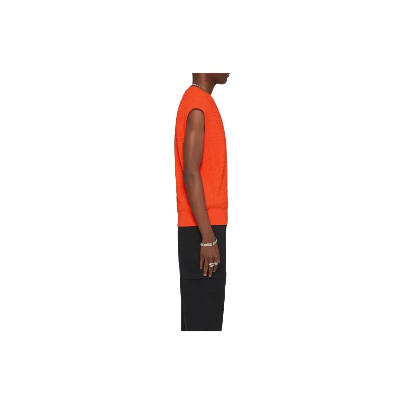 Givenchy Vests Men Orange Red-3