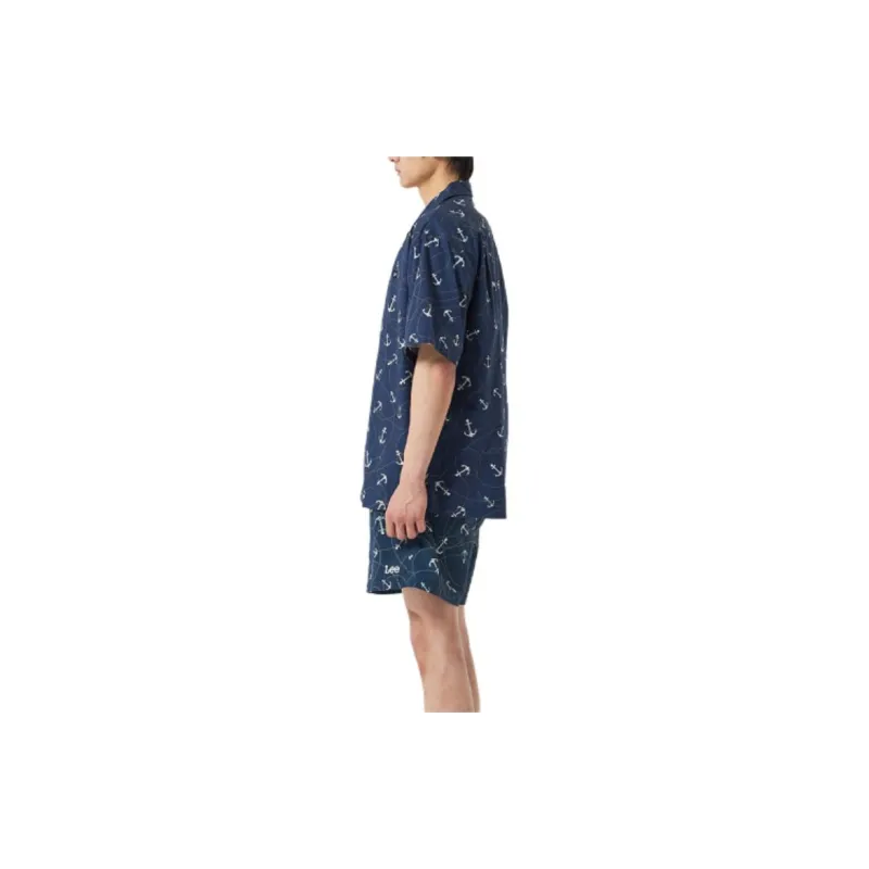 Lee Shirts Men Marine Blue-5