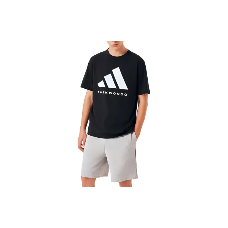 Adidas Men's T-Shirts Black/ White-2