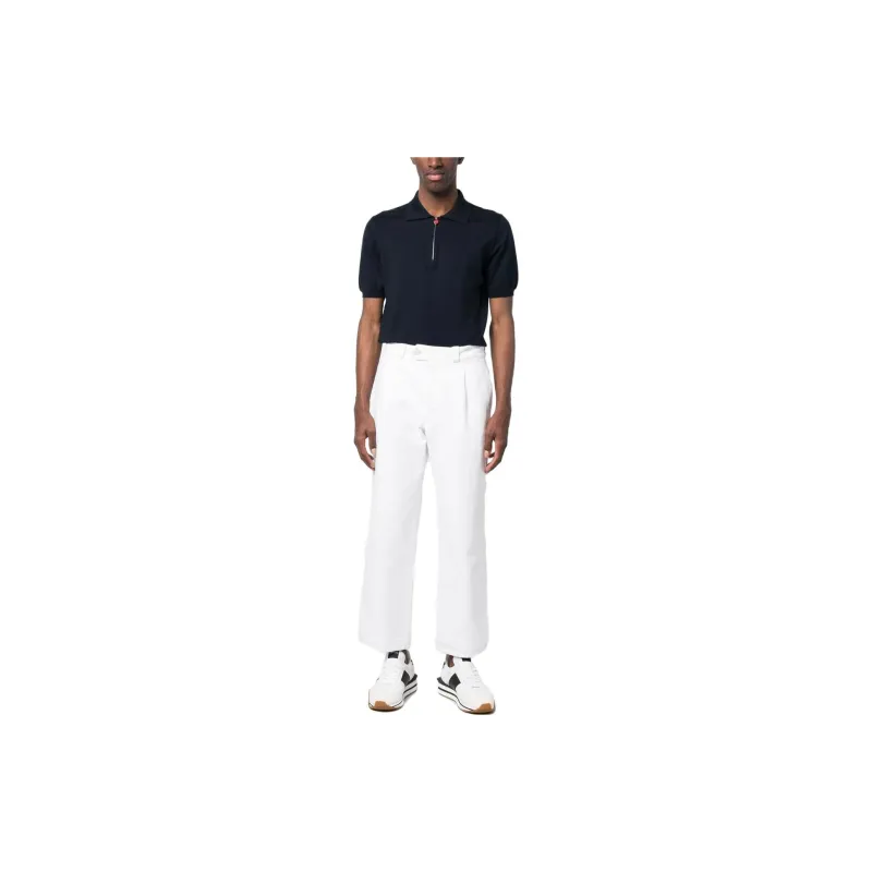 KITON Fine-Knitted Polo Shirt-1