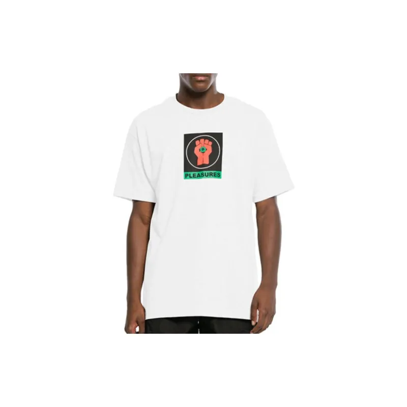PLEASURES X NEW ORDER T-Shirts Men White-2