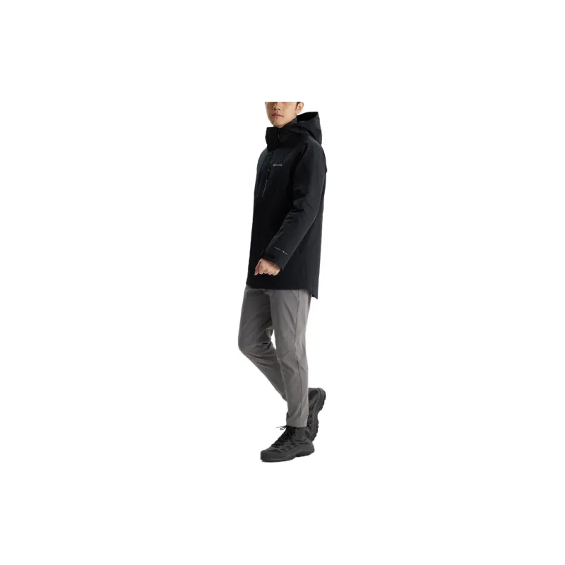 Columbia Omni Heat FW24 Waterproof And Windproof Windbreaker Jacket Men Black-3