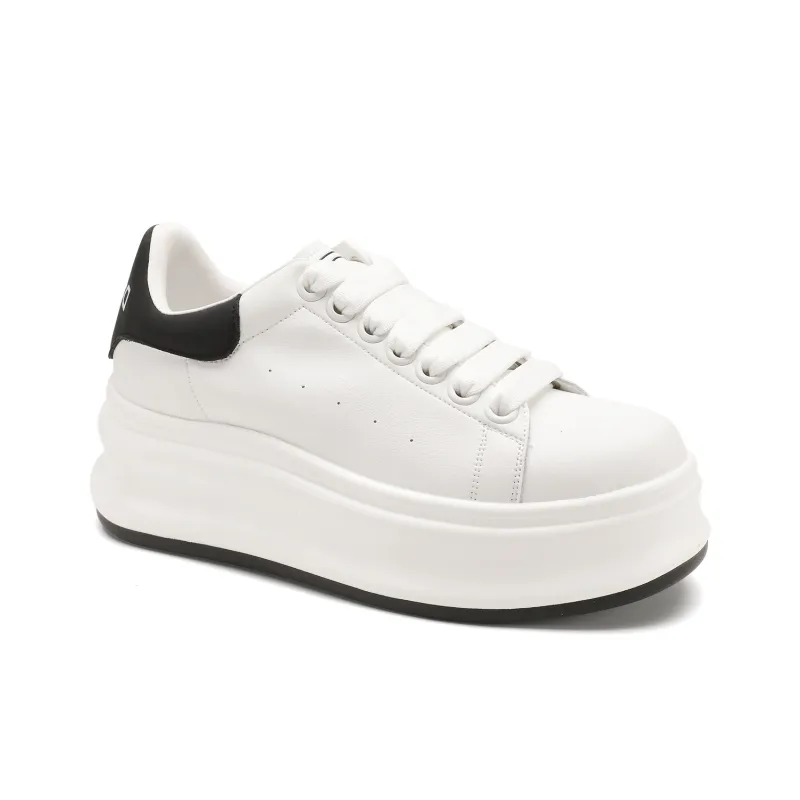 D FUSE SCANDINAVIA White Sneakers Anti Slip And Wear Resistant Lightweight Low Top Skateboard Shoes Women's-9