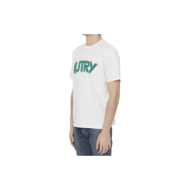 AUTRY Logo print Cotton T shirt-3