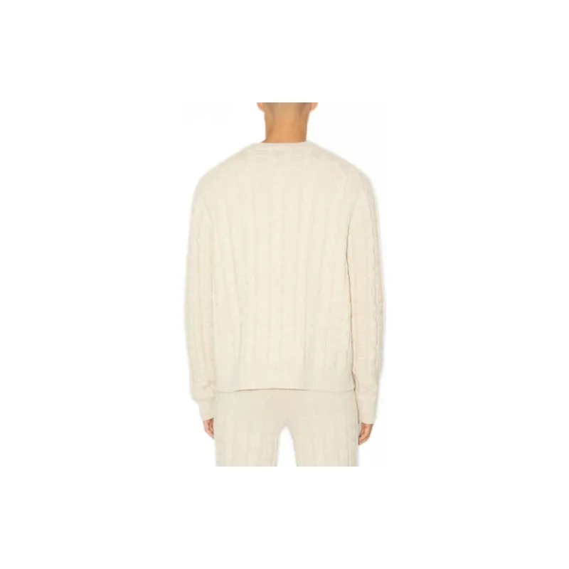 Acne Studios FW23 Sweater Unisex Oat Porridge-2