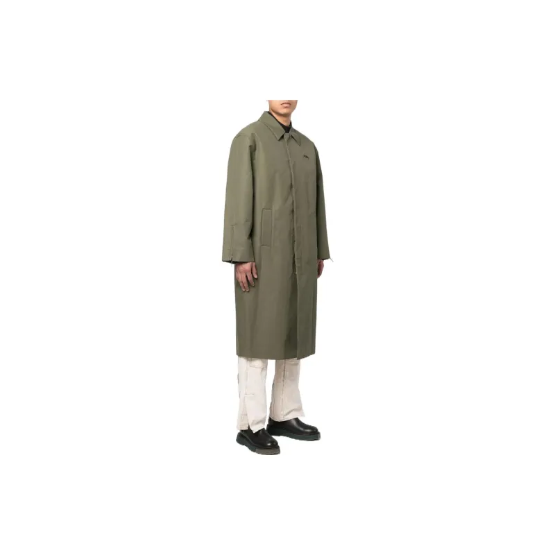 032c Logo plaque Trench Coat-3