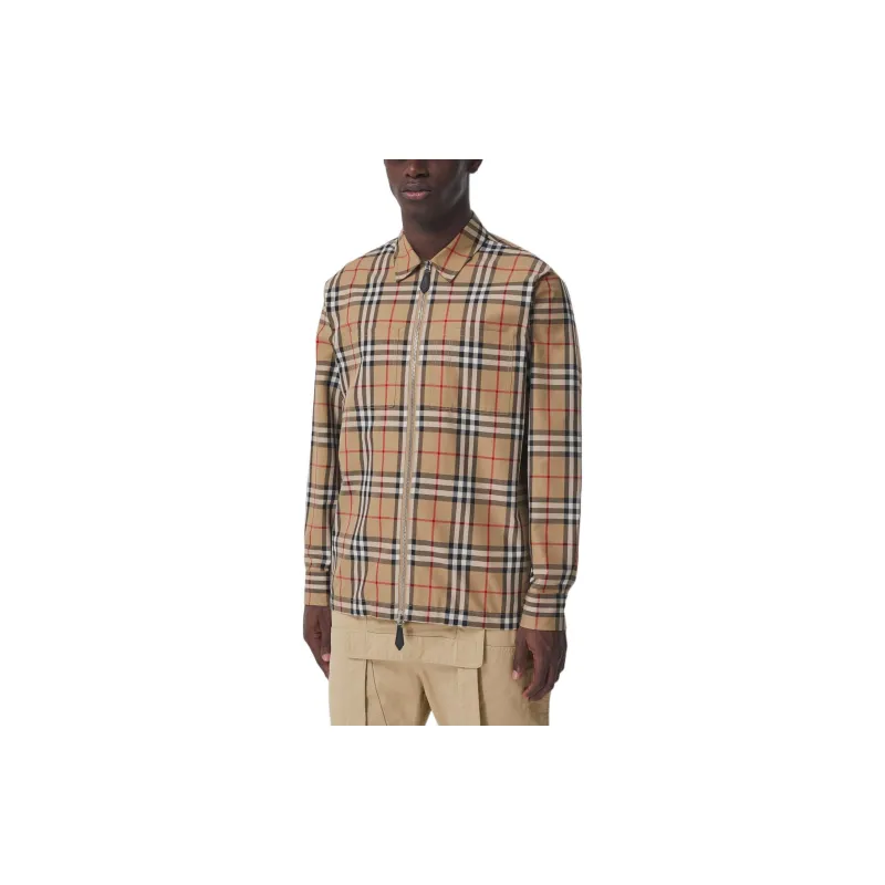 Burberry Shirts Men Beige-1