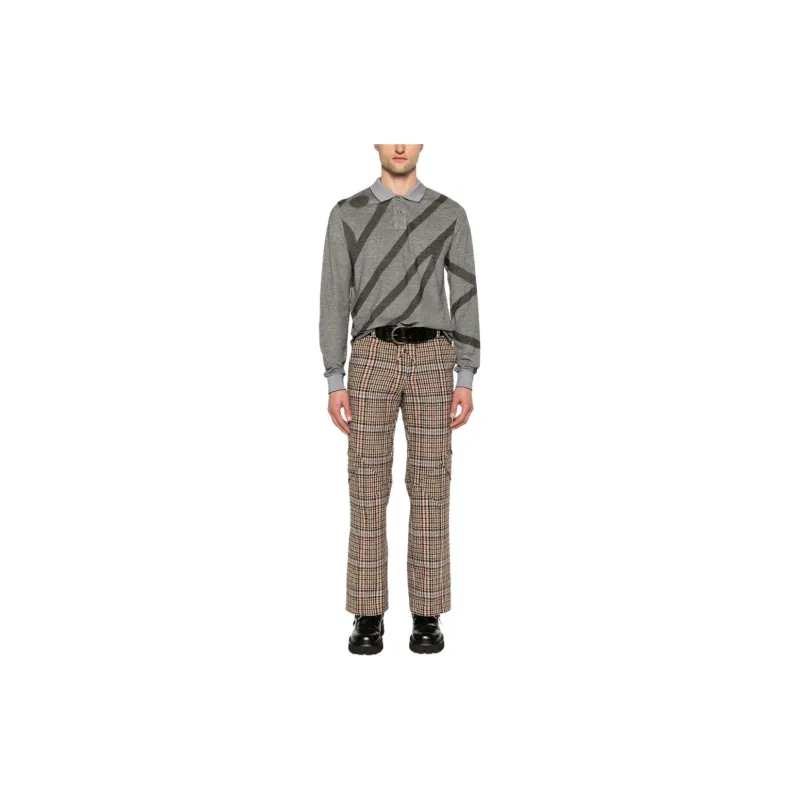 Vivienne Westwood SS24 Polo Shirt Men's Gray-1