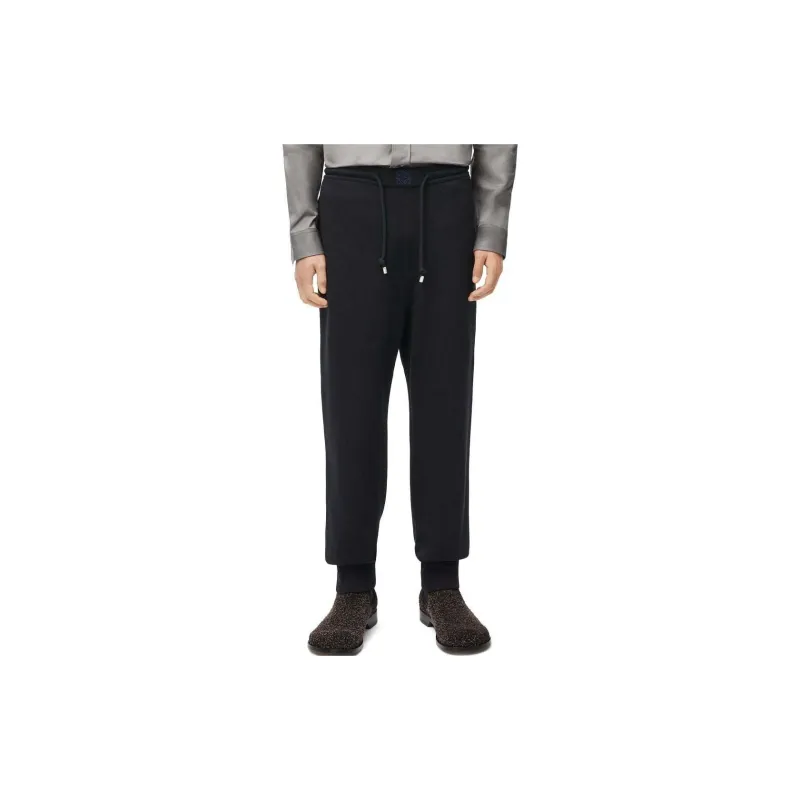 LOEWE SS24 Knitted Sweatpants Men's Black-2